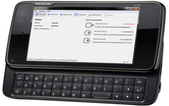 A Look at the First Phone-to-Phone Bitcoin Transfer Using a Nokia 900 Smartphone