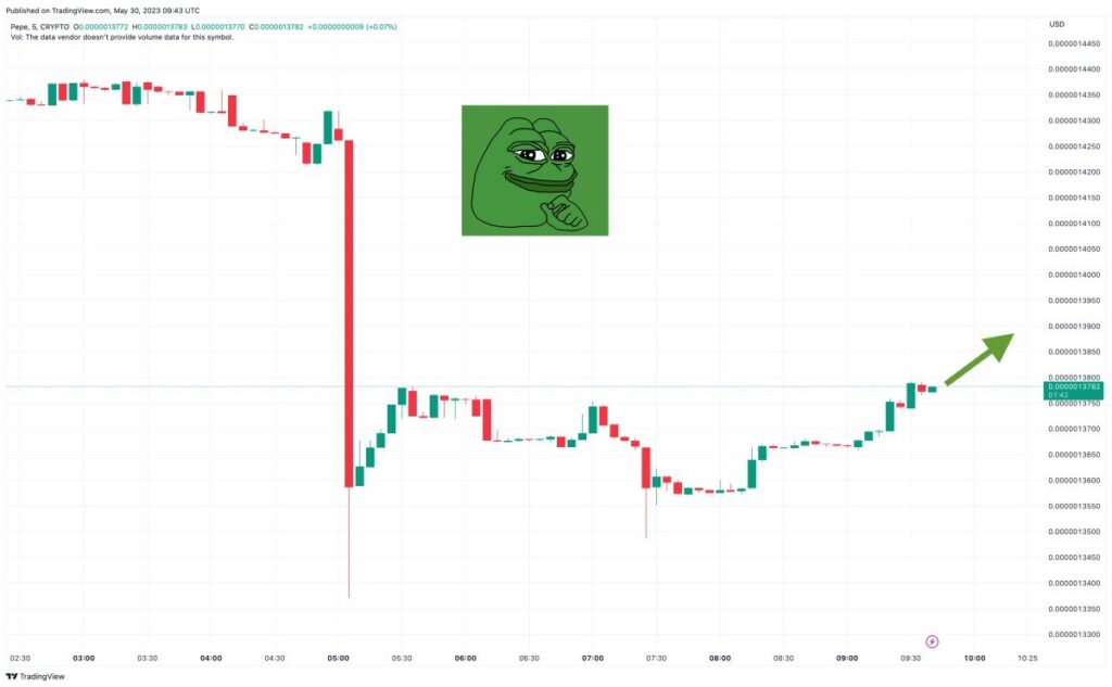 Pepe Coin Price Prediction as PEPE Rallies Up 10% From Recent Low – Time to Buy?