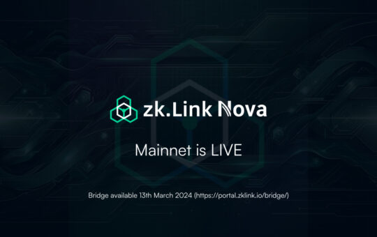 zkLink Nova Launches Mainnet, The First ZK Stack-based Aggregated Layer 3 Rollup Built on zkSync