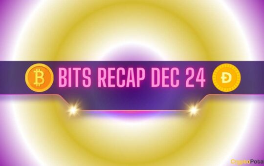 Bitcoin (BTC) Price Volatility, Bullish Dogecoin (DOGE) Predictions, and More: Bits Recap Dec 24