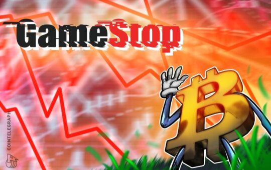 GameStop Shares down 20% on $500M upsizing, signaling Bitcoin Investments