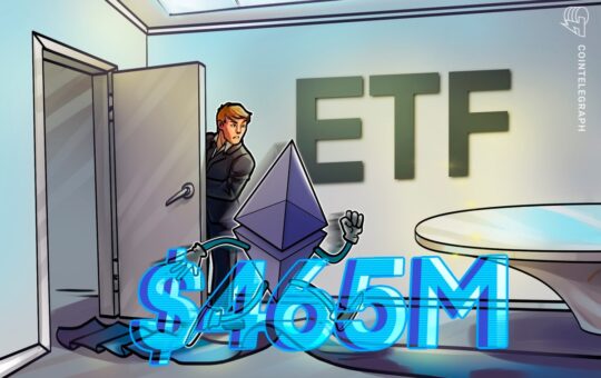 Spot Ether ETFs See Record $465M Daily Outflow